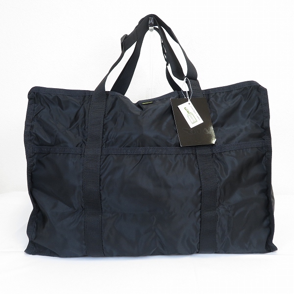 #ab ラゲッジレーベル LUGGAGE LABEL トレック コンバーティブル ダッフル バッグ 黒 コンパクト収納 吉田カバン タグ付き 942983 k01拍卖