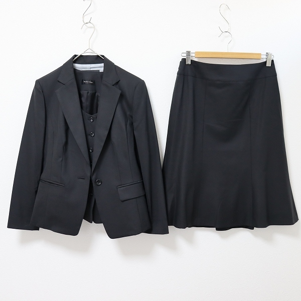 マリココウガ MARIKOKOHGA 3点セット セットアップ スカートスーツ ジャケット ベスト スカート a820100n拍卖