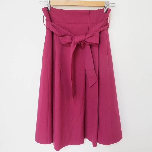 ギャラリービスコンティ GALLERYVISCONTI リボンベスト スカート フレア a881116ss拍卖