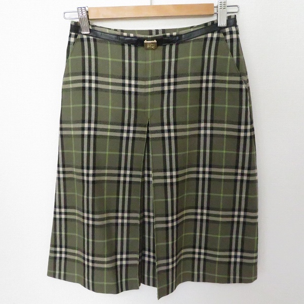 バーバリーブルーレーベル BURBERRY BLUELABEL チェック スカート x934240ss拍卖