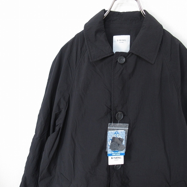 B:MING by BEAMS ビーミング ナイロンコート レインコート ステンカラー a889953ss拍卖
