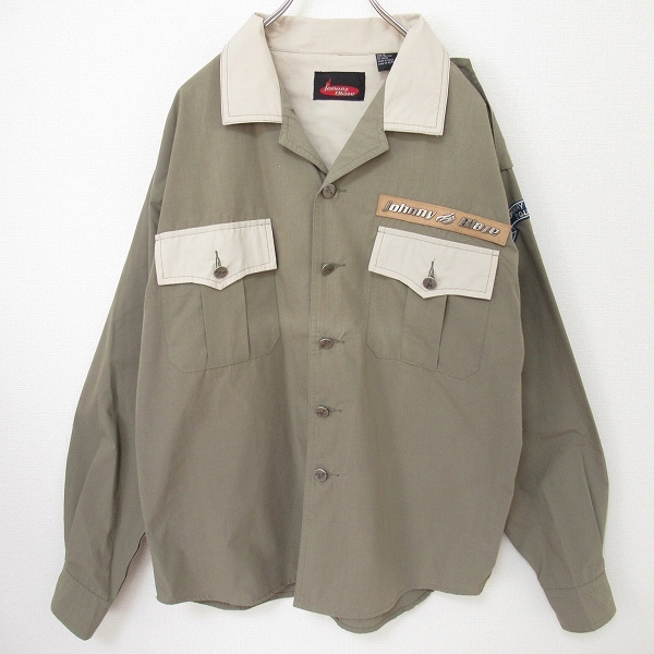 Johnny Blaze ジョニーブレイズ ヴィンテージ ミリタリー シャツジャケット 長袖シャツ x938779ss拍卖