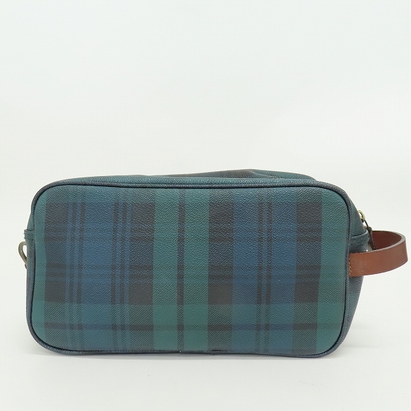 ポロラルフローレン Polo RalphLauren ヴィンテージ チェック セカンドバッグ ポーチ z918600拍卖