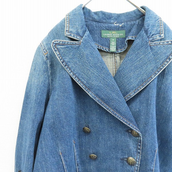 LAUREN JEANS Co. RALPH LAUREN ローレンジーンズ ジャケット デニム ジャケット 刺繍 w938751拍卖