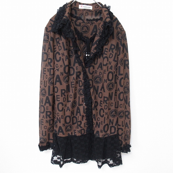 アンドレルチアーノ ANDRELUCIANO シースルー アンサンブル カーディガン カットソー a917341ss拍卖