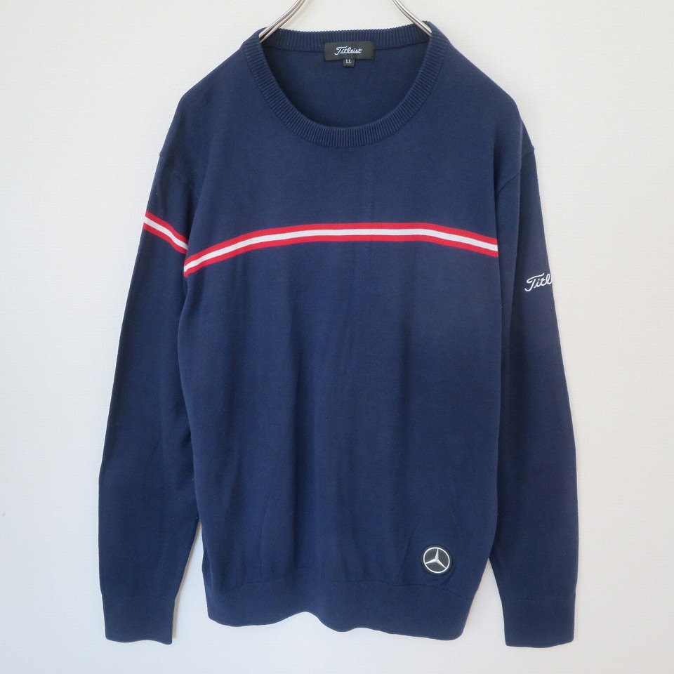 Mercedes-Benz × Titleist メルセデス・ベンツ タイトリスト ニット カットソー ロゴ a900973ss拍卖