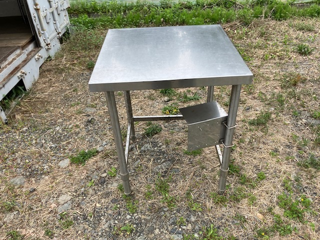 ★業務用ステンレス作業台★調理台★W62xD60xH81★食器収納棚業務用中古厨房機器飲食店居酒屋等に! ラーメンカフェバルイタリアン等店舗用拍卖