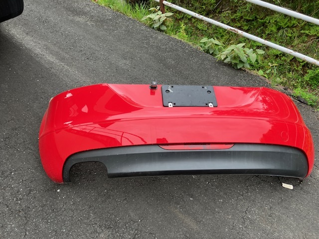 アウディTT 8J★クーペ★純正リアバンパー★赤色★部品取りTTロードスター★1866850拍卖