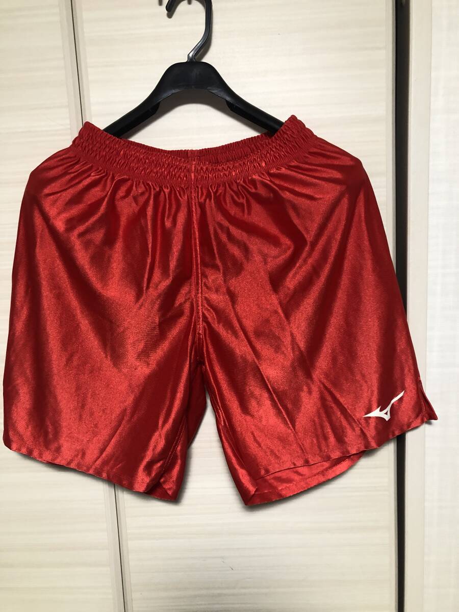 MIZUNO ミズノ 短パン プラクティスパンツ 赤 Lサイズ(used)~サッカー、フットサル、スポーツ、部活、トレーニング~拍卖