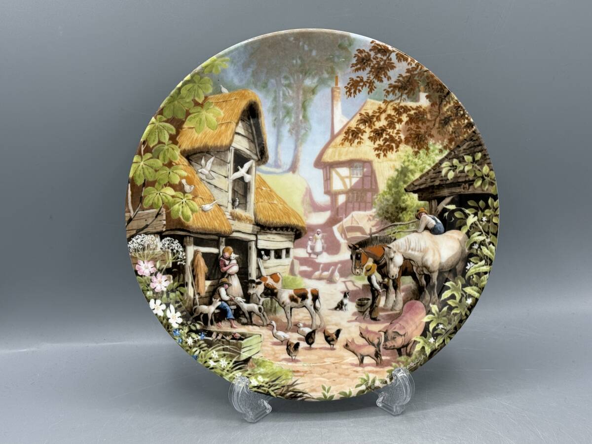 コールポート 農場 ウェッジウッド に統合 飾り皿 皿 プレート (#-11)拍卖