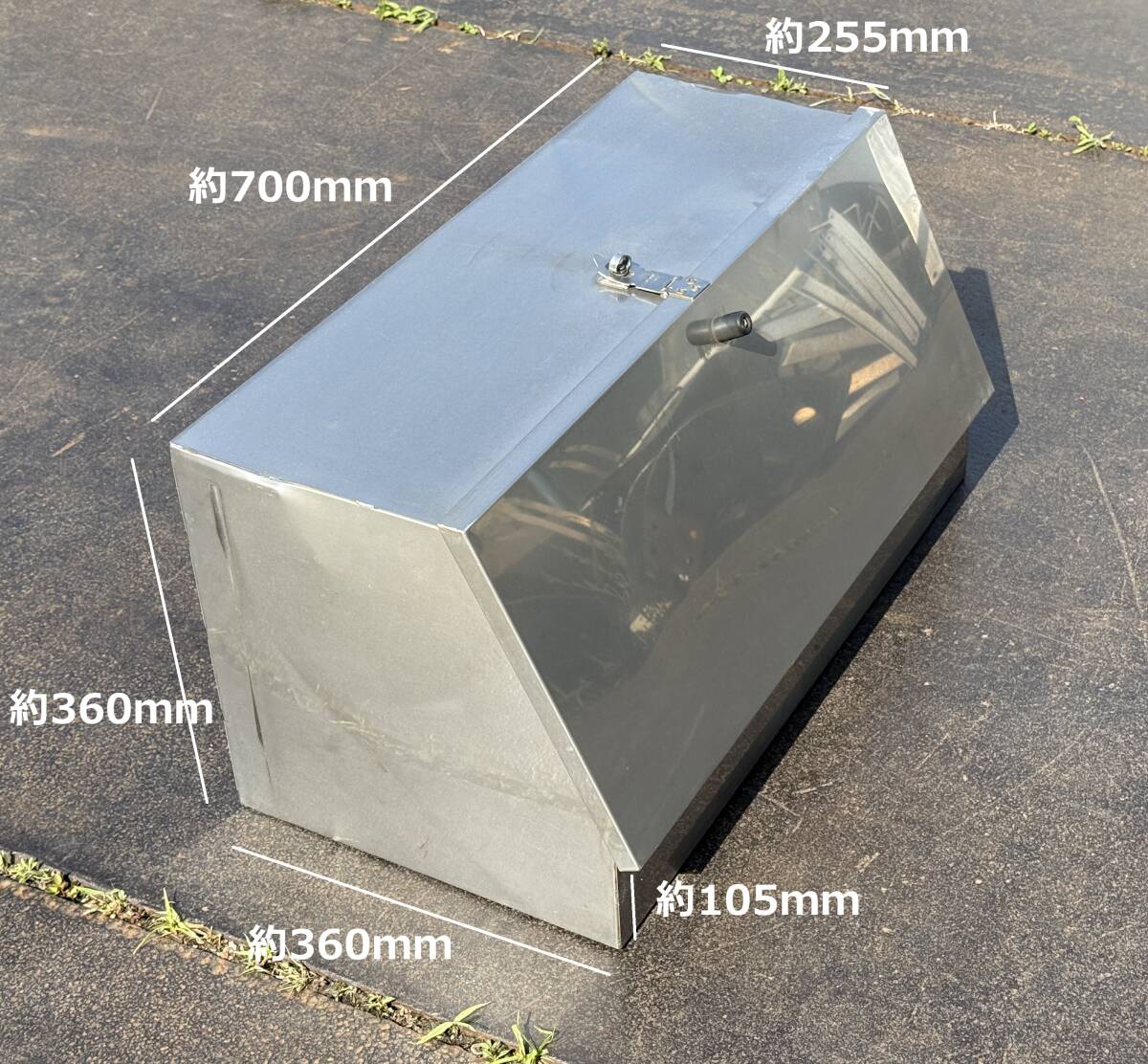工具箱★幅700mm★ステンレス製★ロック可★道具箱★物入れ★即決★デコトラ★50Qス7拍卖