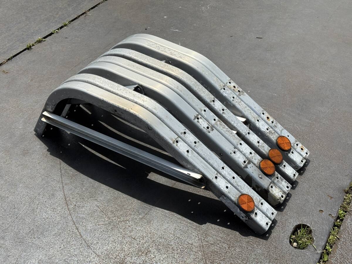 ブラケット★トランテックス★3段式★7本★アルミ製★800mm×480mm★サイドバンパー用★サイドガード用★取付ステー即決★ト13J7P拍卖