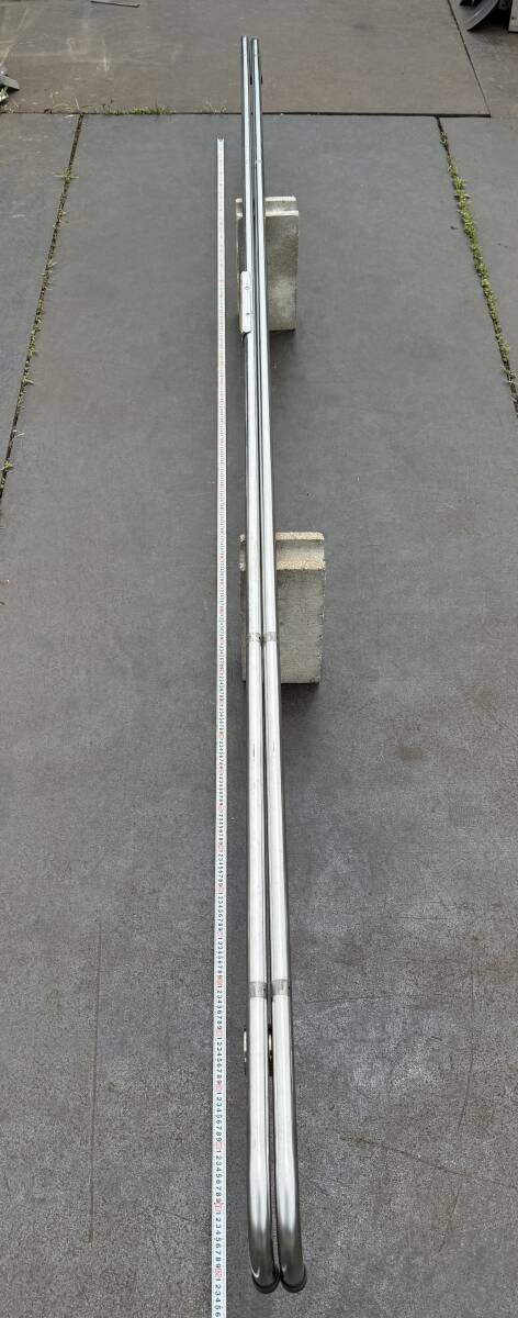 丸パイプ★4350mm★2本★ステンレス製★Π数34mm★Φ34★サイドバンパー用★サイドガード用★即決★デコトラ★W01Tジ拍卖