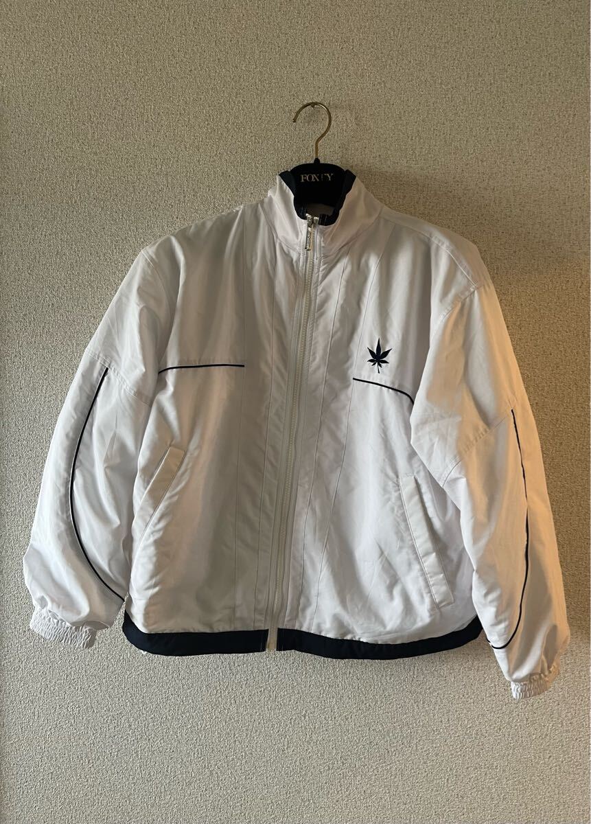 【BOAST】ウィンドブレーカー テニスウェア 白 ホワイト Lサイズ スポーツウェア テニス 身幅61cm 着丈62cm 肩幅53cm 袖丈40cm ブルゾン拍卖