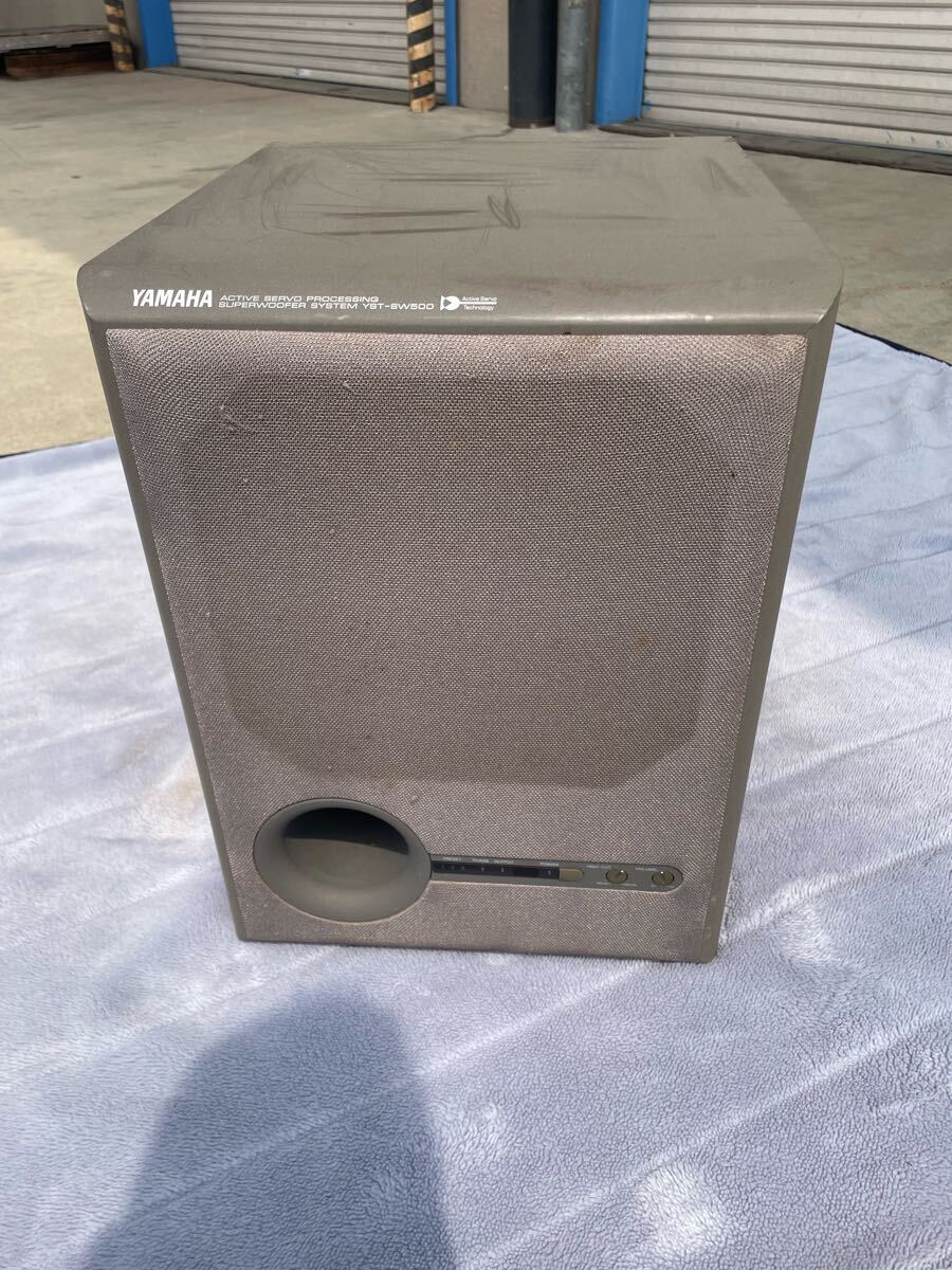 YAMAHA ヤマハ YST-SW500 サブウーファー SUPERWOOFER SYSTEM ウーハー オーディオ機器 ウーファー 現状売り切り拍卖