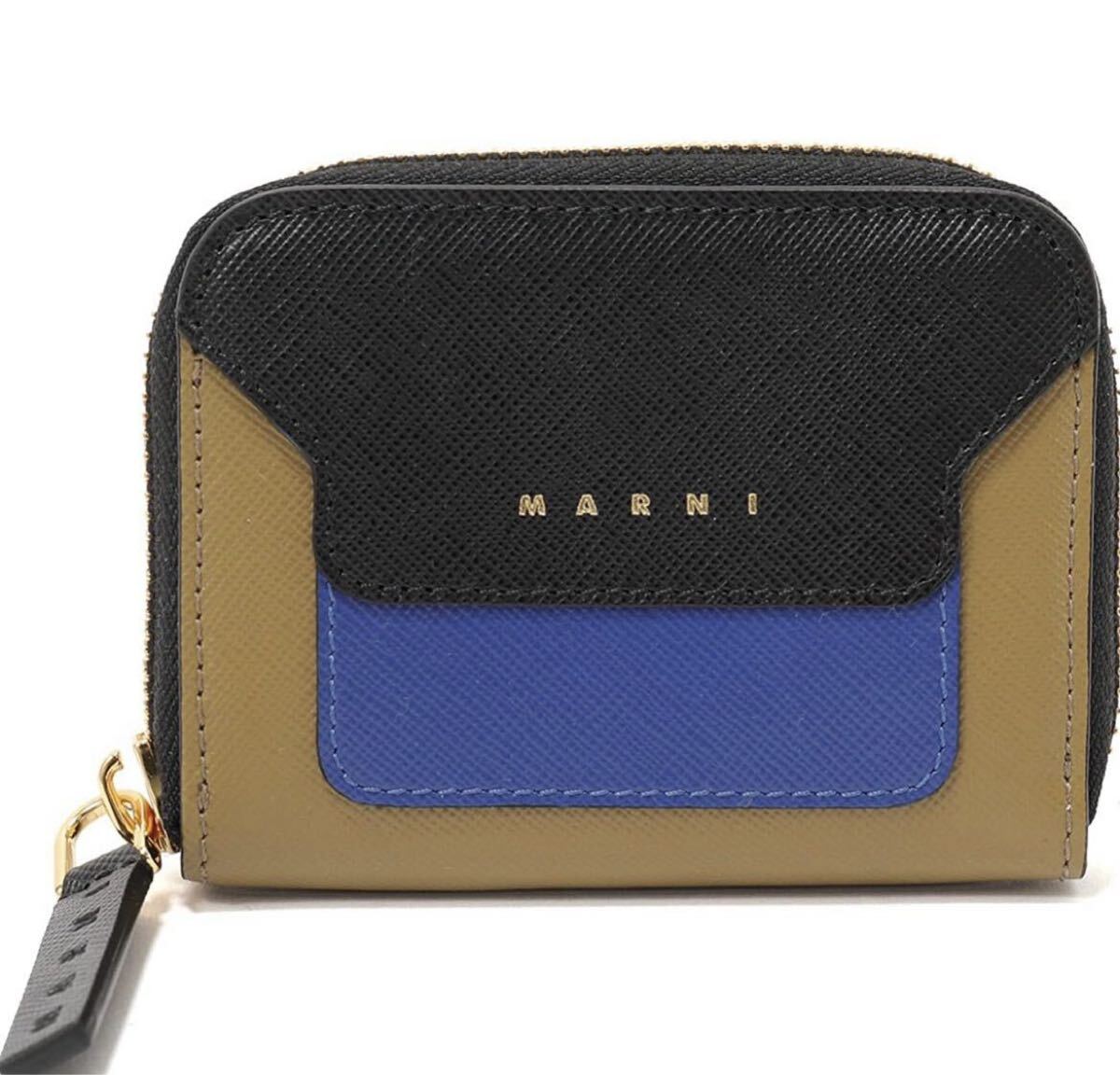 MARNI マルニ サフィアーノバイカラーレザーウォレット拍卖