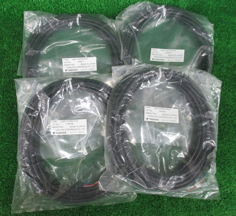 Kのな6141 未使用■YASKAWA 安川■主回路ケーブル 直結 固定■JZSP-CF2M00-05-E■4点セット 電材 配電用品拍卖