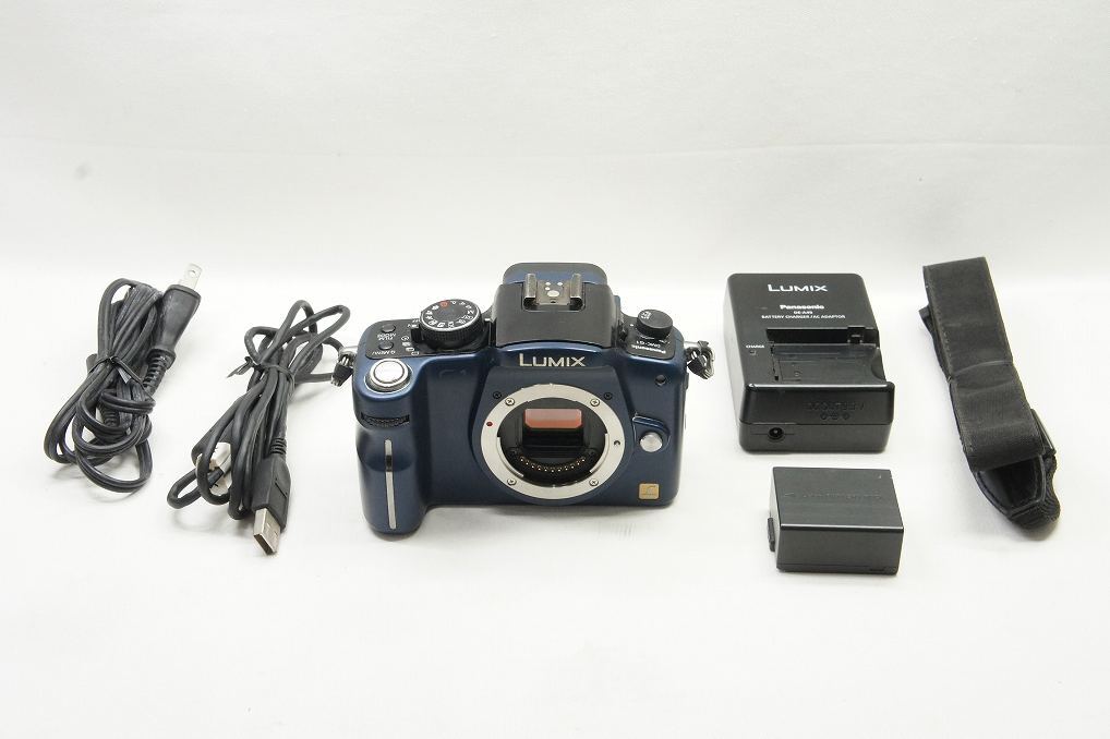 【適格請求書発行】Panasonic パナソニック LUMIX DMC-G1 ボディ ミラーレス一眼カメラ ブルー【アルプスカメラ】250224x拍卖