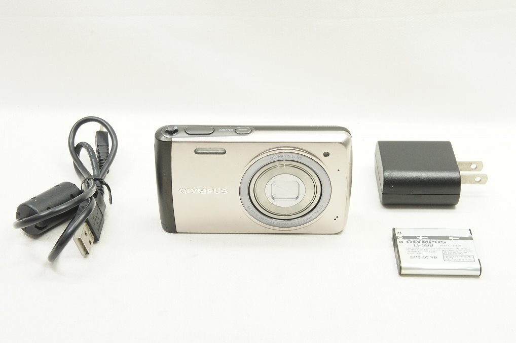 【適格請求書発行】OLYMPUS オリンパス STYLUS VH-410 コンパクトデジタルカメラ シルバー【アルプスカメラ】250521j拍卖