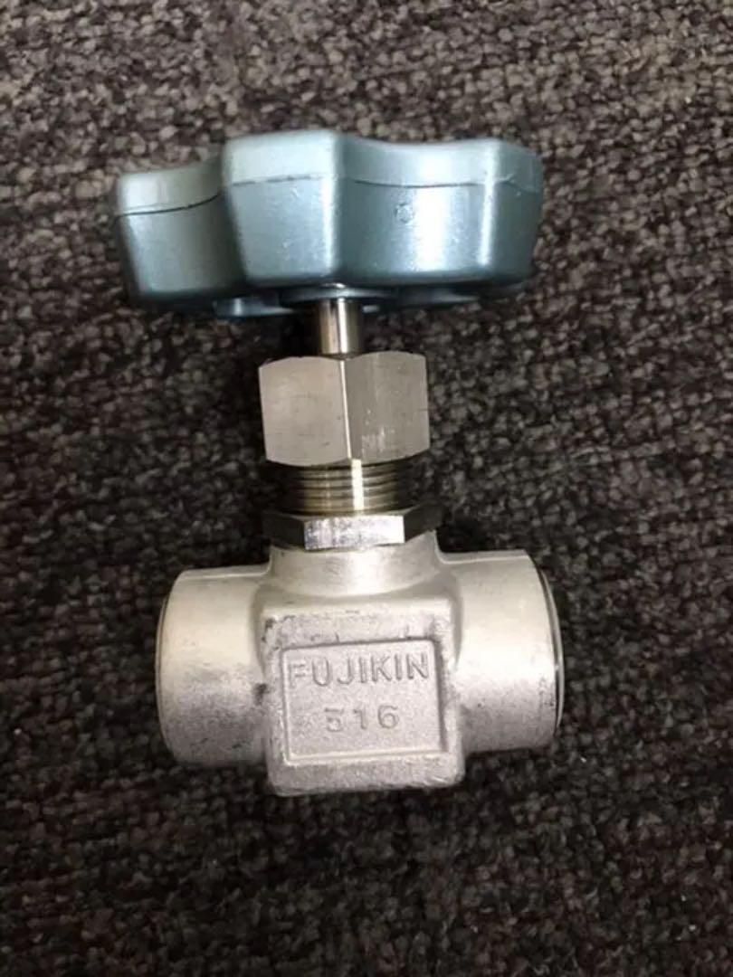【新古品】 日本製 ステンレス フジキン ニードルバルブ US 126PD RC1/2拍卖
