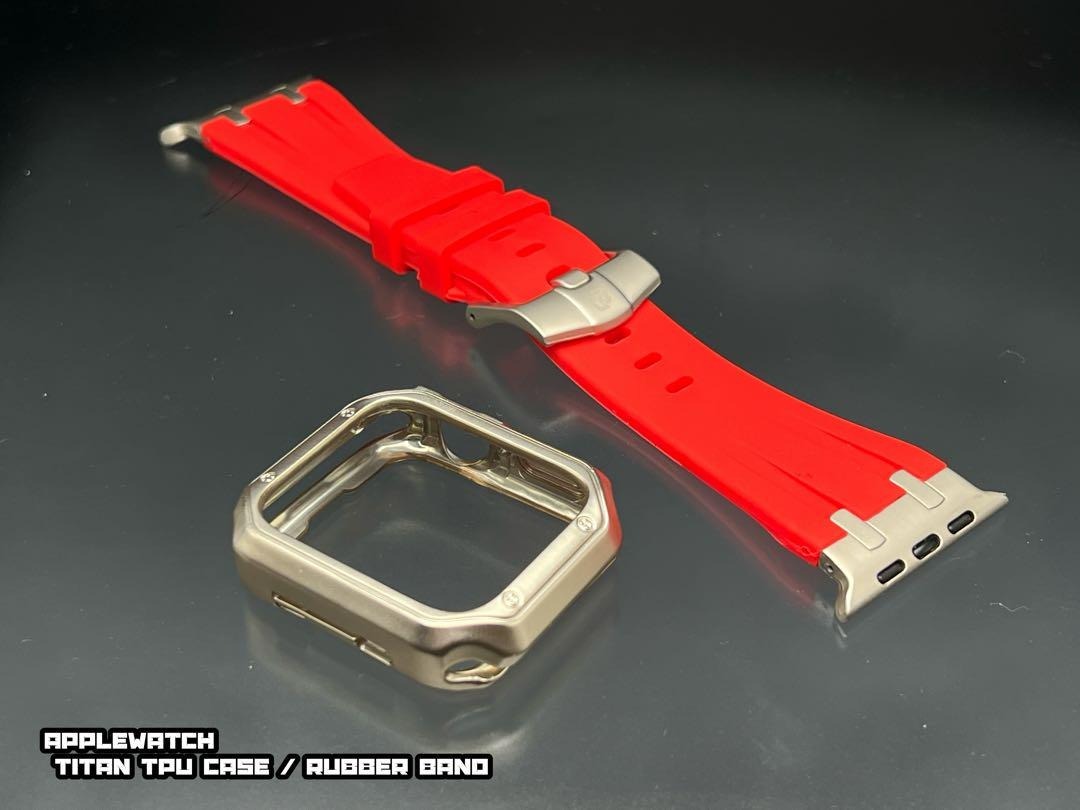 アップルウォッチ ラバー ベルト TPU ケース 49mm 46mm 45mm 44mm ウルトラ拍卖