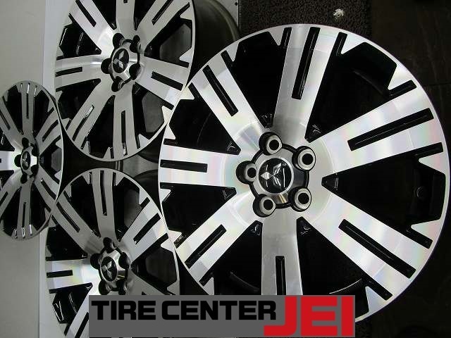 18インチ ミツビシ純正 デリカ D5 7J+38 114.3 中古アルミホイール4本セット送料無料(A18-5375)拍卖