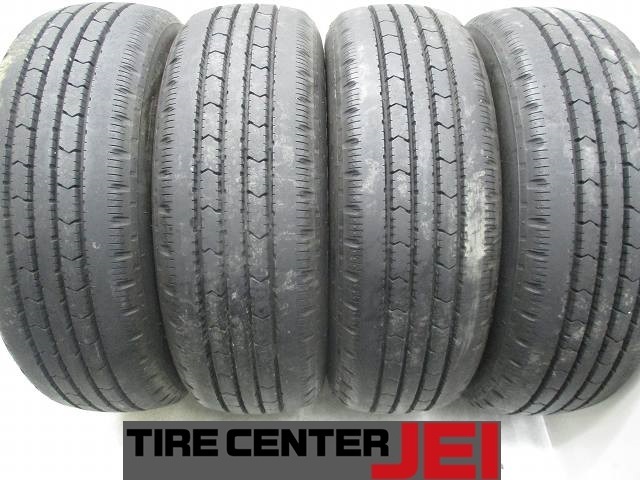 215-65R15 110/108L LT 8.5分山 ブリヂストンR202 2021年製 中古タイヤ【4本】送料無料(M15-9429)拍卖