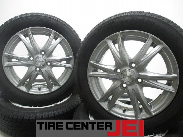 14インチ IG60 155/65R14 4.5J+43 100 軽自動車 中古タイヤアルミホイール【4本セット】 送料無料(SA14-4439)拍卖