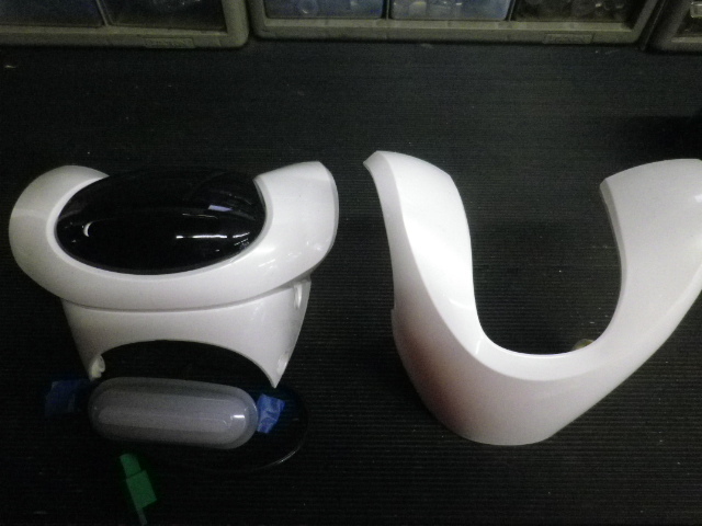 ノッテV2 ハンドルカバー前後+ライト一式 未使用新品 パールホワイト拍卖