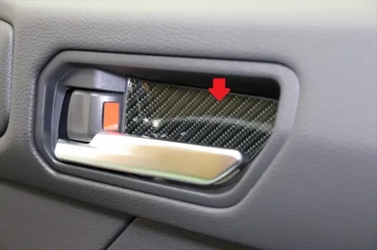 《ランクル250》【アウトレット価格】ランクル250 インナードアハンドルカバーシート (カーボンシート)拍卖