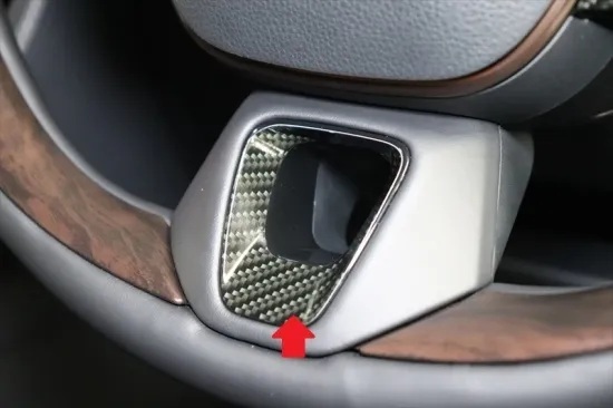 《アルファード40》【アウトレット価格】アルファード40 ステアリングパネルシート (カーボンシート)拍卖