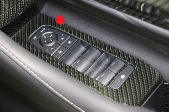 《アルファード40》アルファード40 パワーウインドウスイッチパネルシート (カーボンシート)拍卖