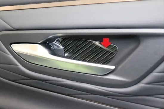 《アルファード40》【アウトレット価格】アルファード40 インナードアハンドルカバーシート (カーボンシート)拍卖