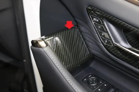 《アルファード40》【アウトレット価格】アルファード40 インナードアグリップシートVer2 (カーボンシート)拍卖