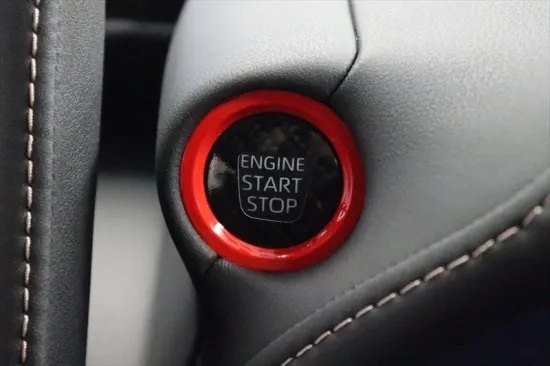 《アルファード40》【アウトレット価格】アルファード40 プッシュスタートボタンベゼルシート (カーボンシート)拍卖