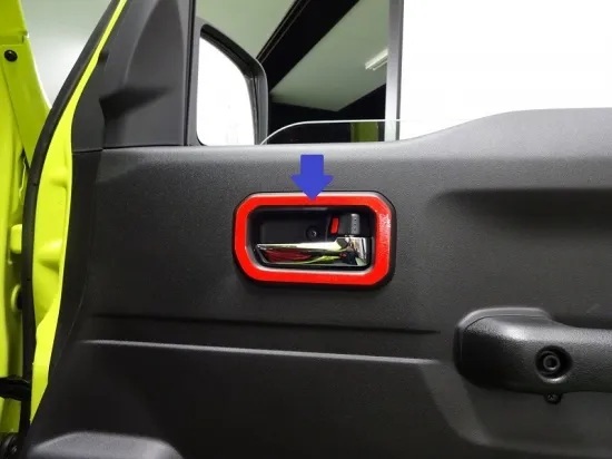 《ジムニーJB64W》【アウトレット価格】ジムニーJB64W インナードアハンドルベゼルシート (カーボンシート)拍卖