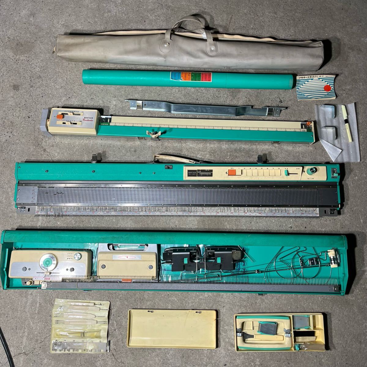 (241)BROTHER brother ブラザー 編み機 編機 編物 手芸 ニットリーダー 編み機拍卖