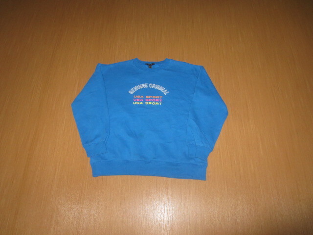 古着 FOREVER21 スウェットシャツ ブルーS フォーエバー21 トレーナー拍卖