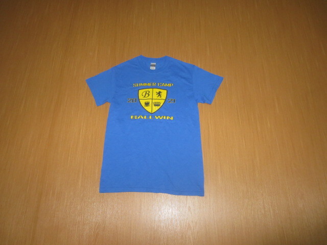 古着 GILDAN プリントTシャツ ブルーS拍卖