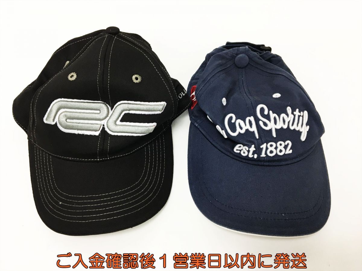 【1円】ゴルフ ルコック/ロイヤルコレクション キャップ 2点セット 帽子 ブラック ネイビー ゴルフ用品 K09-155tm/F3拍卖