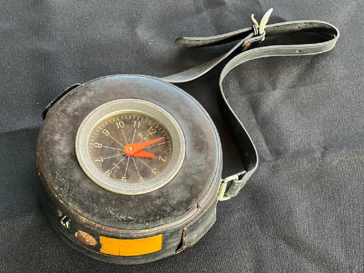 ★ レア! ELIOT エリオット 国鉄 駅員用 巡回時計丸型時計 巡回時計 夜警時計 昭和レトロ アンティーク拍卖