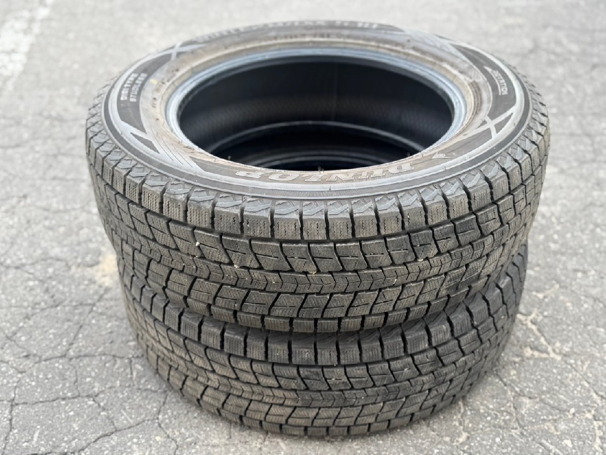 ★バリ山! DUNLOP ダンロップ WINTER MAXX SJ8 ウィンターマックス 225/65R17 2021年製 2本セット 札幌 T-2038拍卖