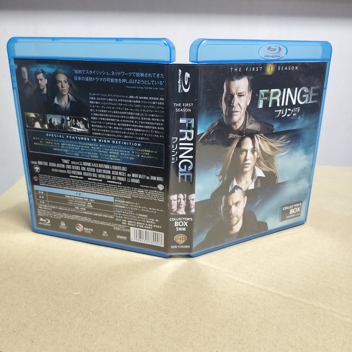 中古品 FRINGE フリンジ ブルーレイ Blu-ray コレクターズボックス拍卖