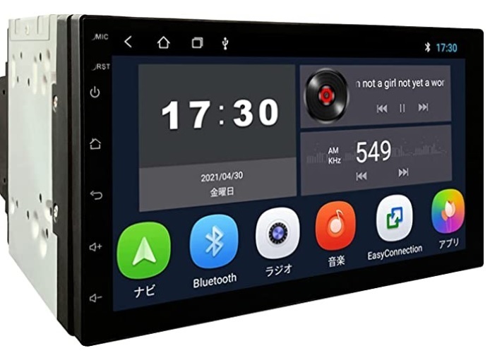 青木製作所 AMEX-SL01A 2DINカーオーディオ ディスプレイオーディオ スマホランチャー ミラーリング AM FM Bluetooth AMEX-SL01-A拍卖