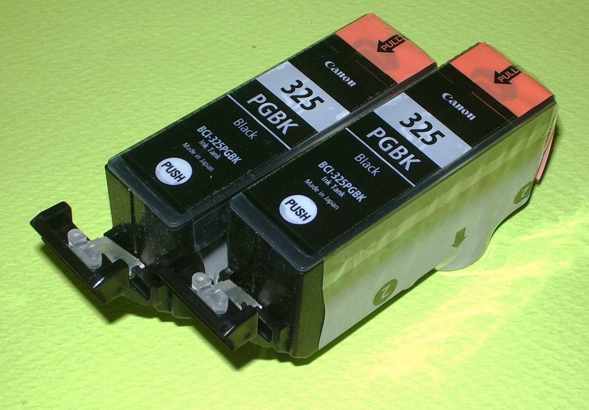 【BCI-325PGBK】CANON純正 未使用品2個set.拍卖