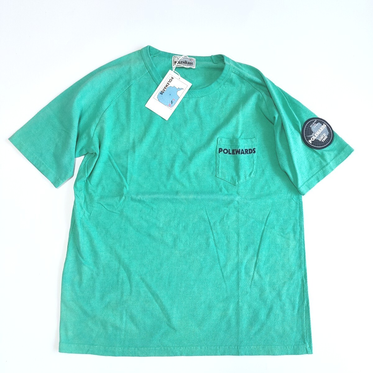 未使用品 ポールワーズ Tシャツ Мサイズ POLEWARDS ワッペン トップス カットソー  半袖 Tシャツ拍卖