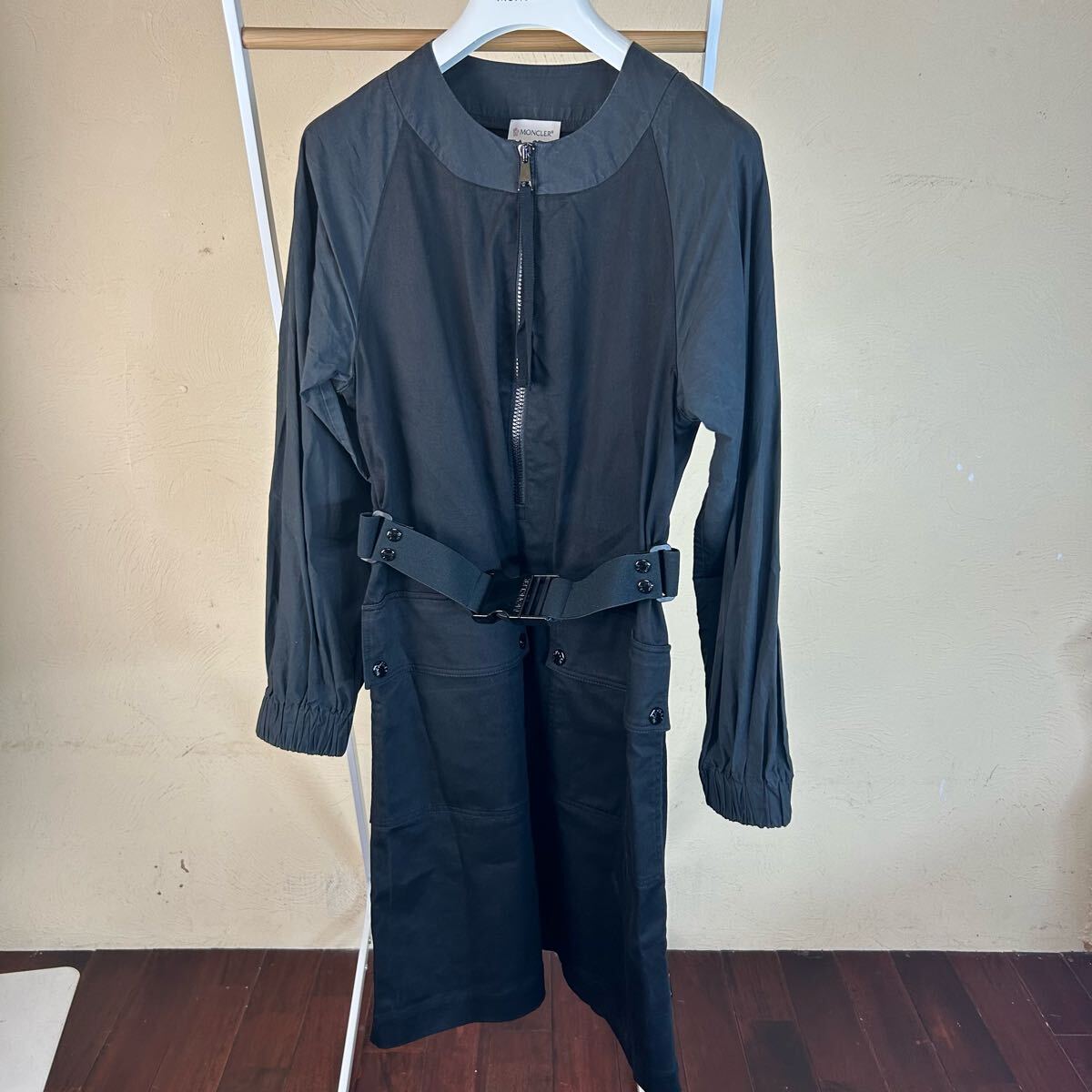 【レア新作】MONCLER モンクレール新作ドレスワンピース黒38拍卖