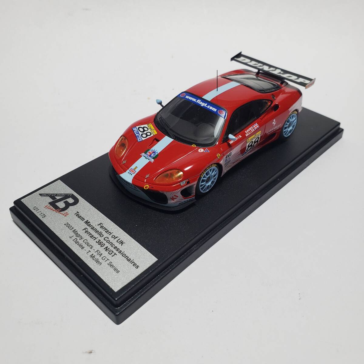 175個限定品 アウトバーン 1/43 フェラーリ 360モデナ N/GT拍卖