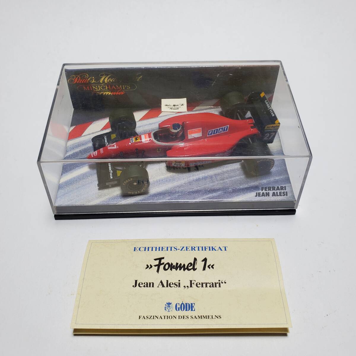 ミニチャンプス 1/43 フェラーリ F92A J.アレジ拍卖