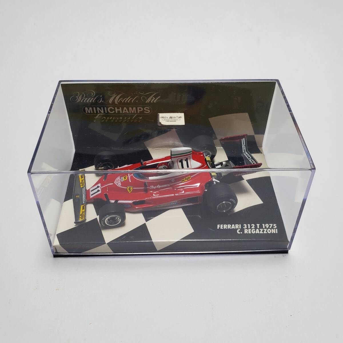 ミニチャンプス 1/43 フェラーリ 312T 1975 C.レガッツォーニ拍卖